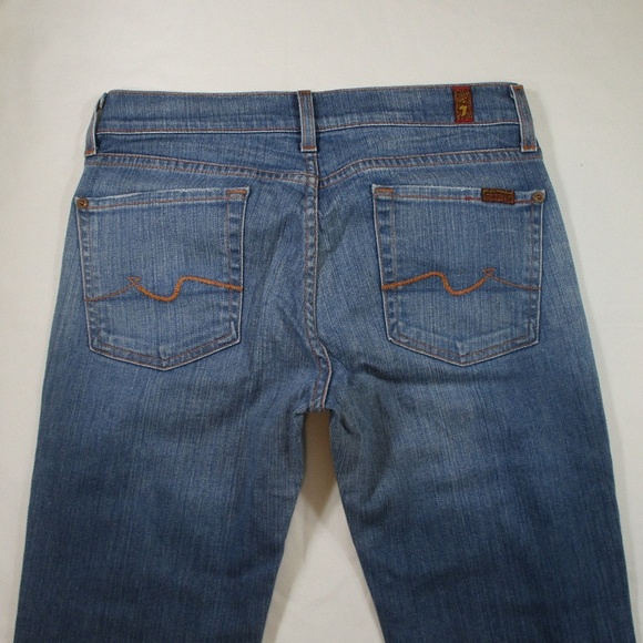 7 FOR ALL MANKIND Bootcut Jeans Size 29 #60 - Picture 6 of 7